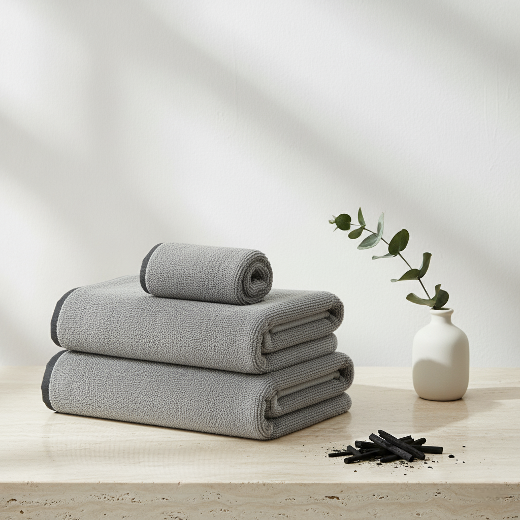 Binchotan - Bamboo Charcoal Face Towel/Towel