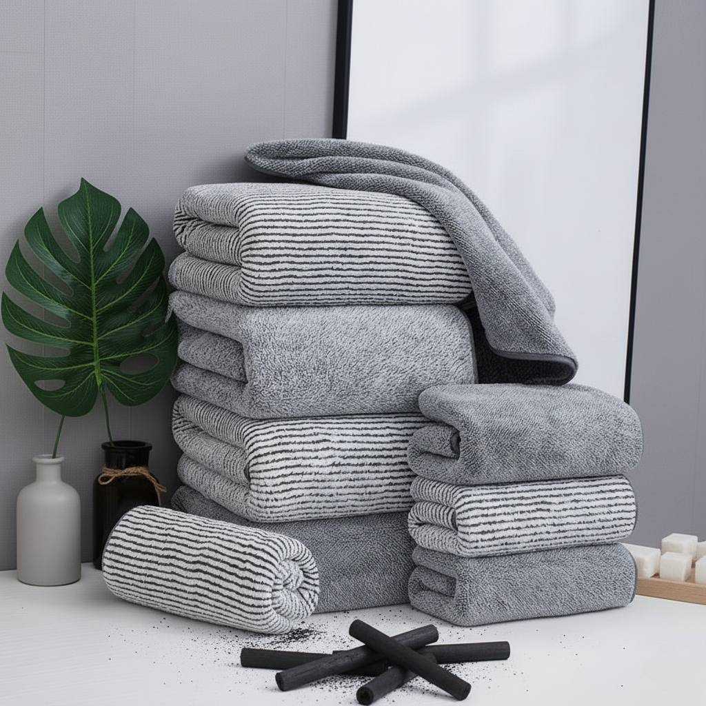 Binchotan - Bamboo Charcoal Face Towel/Towel